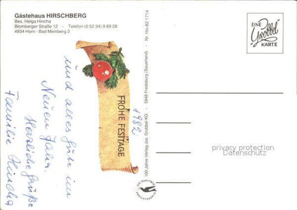 Bad Meinberg Gasthaus Hirschberg – Bild 2