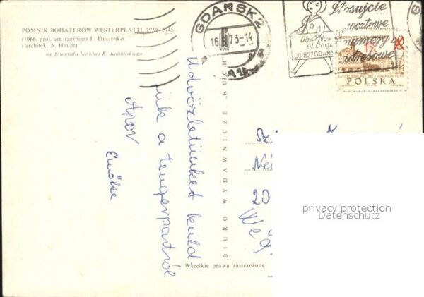 Gdansk Pomnik Bohaterow Westerplatte – Bild 2