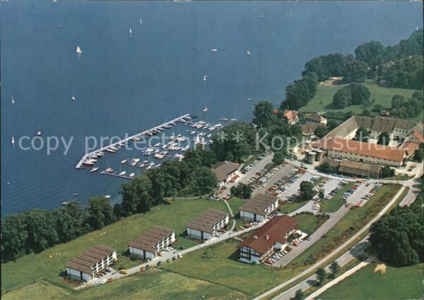Bernried Starnberger See Seehotel Marina Fliegeraufnahme