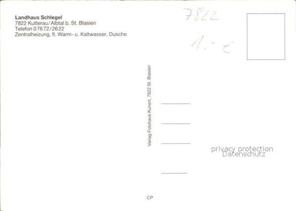 Kutterau St Blasien Lanhaus Schlegel – Bild 2