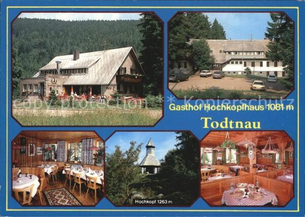 Todtnau Gasthaus Hochkopfhaus