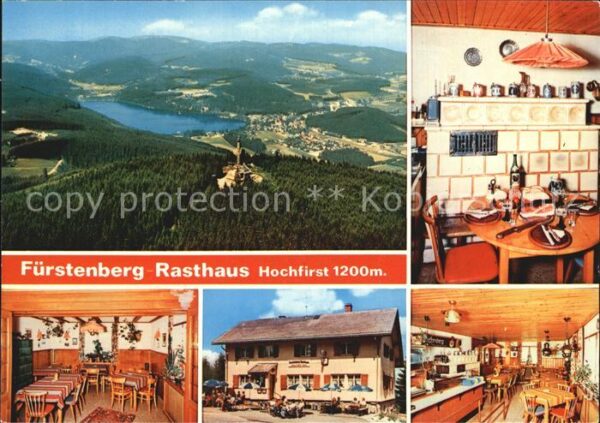 Titisee-Neustadt Fliegeraufnahme Fürstenberg Rasthaus Ho