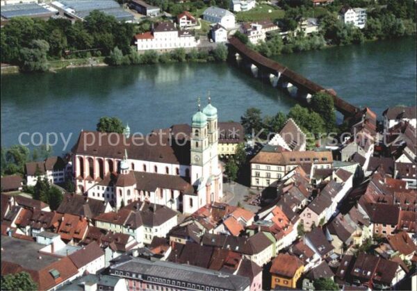Bad Saeckingen St. Fridolinsmünster Fliegeraufnahme mi