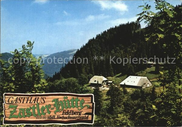Feldberg Schwarzwald Gasthaus Zastler Hütte