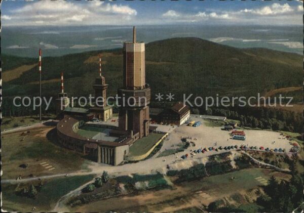 Feldberg Taunus Fliegeraufnahme Sendetürme