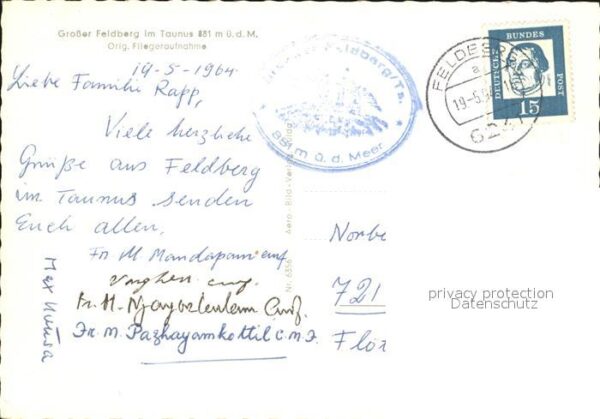 Feldberg Taunus Fliegeraufnahme Sendetürme – Bild 2