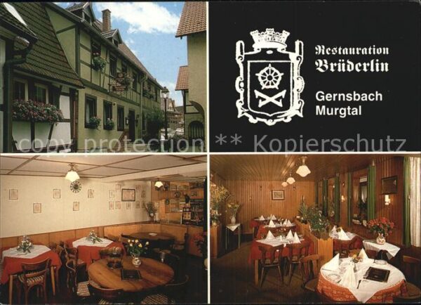 Gernsbach Restaurant Brüderlin