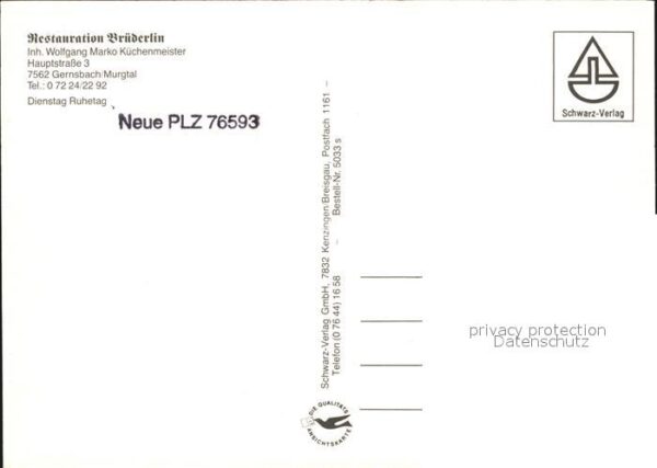 Gernsbach Restaurant Brüderlin – Bild 2