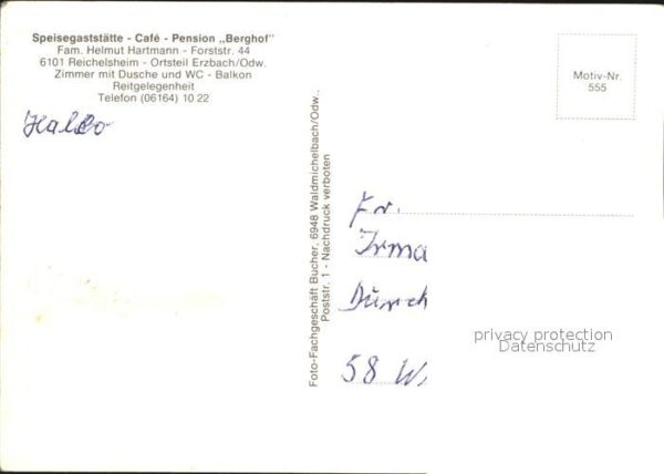 Erzbach Restaurant Cafe Pension Berghof – Bild 2