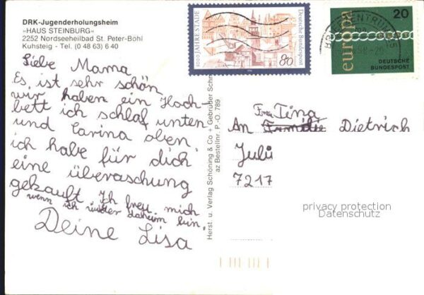 Boehl St Peter-Ording DRK Jugenderholungsheim Haus Steinburg – Bild 2