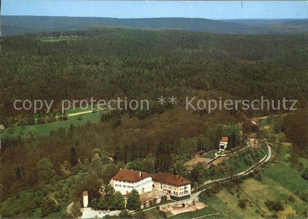 Tuebingen Fliegeraufnahme Genesungsheim Schloß Ro
