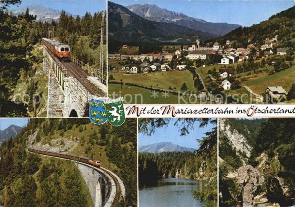 Mariazellerbahn  Viadukte Stausee Erlaufklause Otschergr