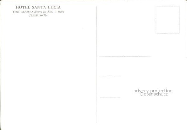 ALASSIO Savona Liguria IT Hotel Santa Lucia – Bild 2