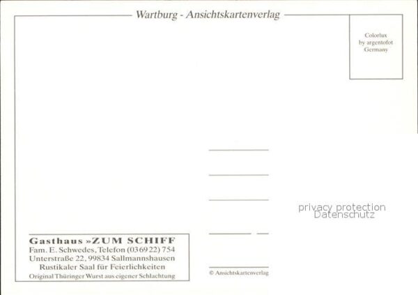 Sallmannshausen Gasthaus zum Schiff – Bild 2