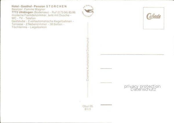 Uhldingen-Muehlhofen Hotel Gasthaus Pension Storchen – Bild 2