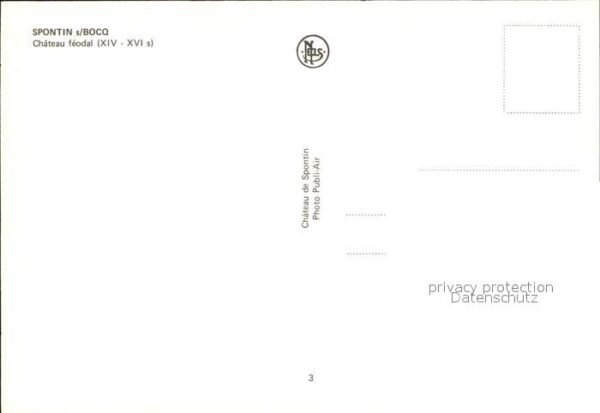 Spontin Fliegeraufnahme Chateau feodal – Bild 2