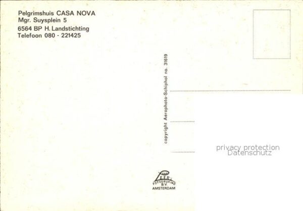 Niederlande Fliegeraufnahme Pelgrimshuis Casa Nova – Bild 2