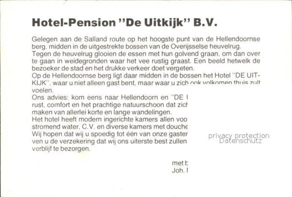 Hellendoorn Hotel De Uitkijk – Bild 2