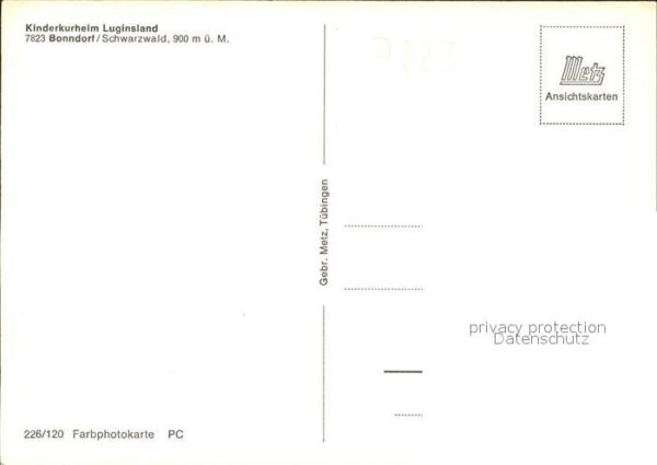 Bonndorf Schwarzwald Kinderkurheim Luginsland – Bild 2