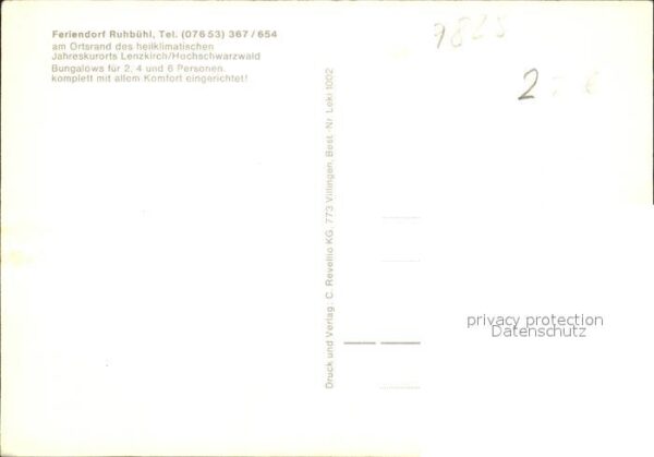 Lenzkirch Feriendorf Ruhbühl – Bild 2