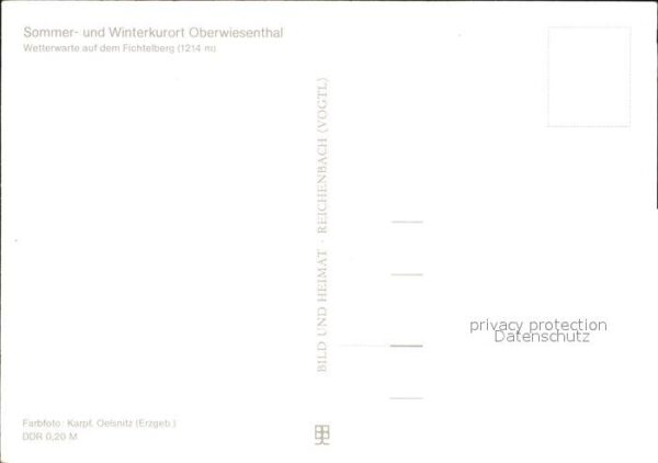Oberwiesenthal Erzgebirge Wetterwarte auf dem Fichtelberg – Bild 2