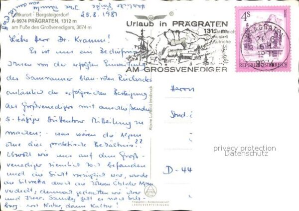 Praegraten Grossvenediger Fliegeraufnahme – Bild 2