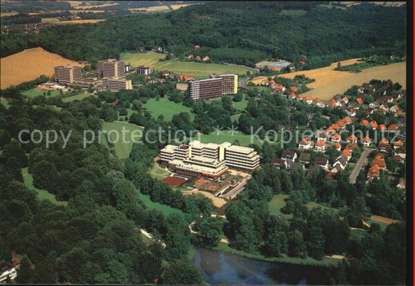 Bad Salzuflen Fliegeraufnahme Kliniken am Burggraben