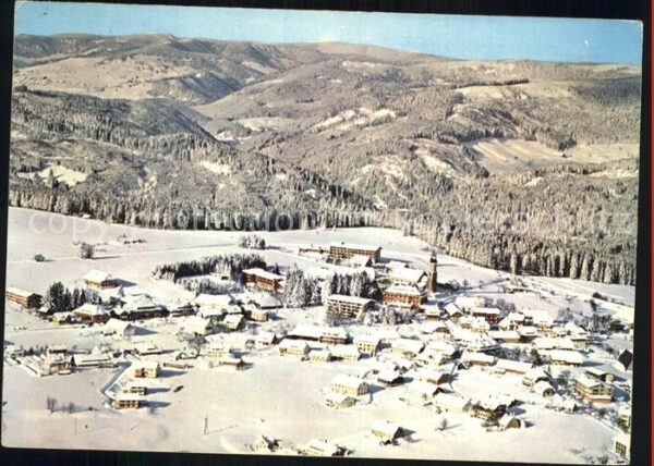 Hoechenschwand Fliegeraufnahme im Winter