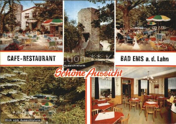 Bad Ems Cafe Restaurant Schöne Aussicht Aussich