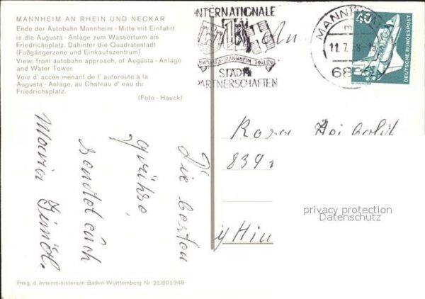 Mannheim Fliegeraufnahme – Bild 2