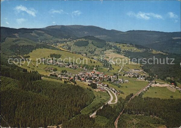 Feldberg Schwarzwald Fliegeraufnahme