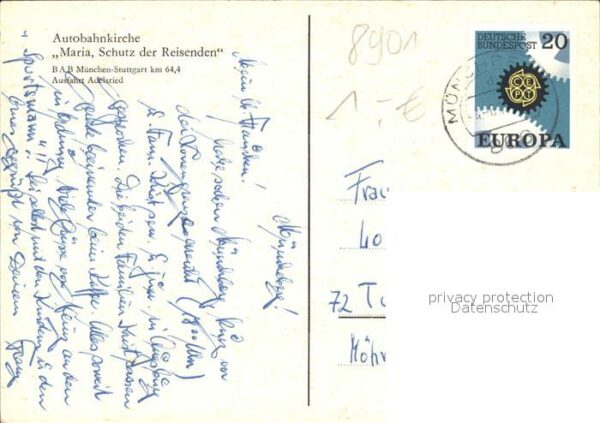 Adelsried Augsburg Autobahnkirche Maria Schutz der Reisend – Bild 2