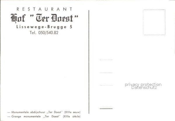 Brugge Restaurant Hof Ter Doest – Bild 2