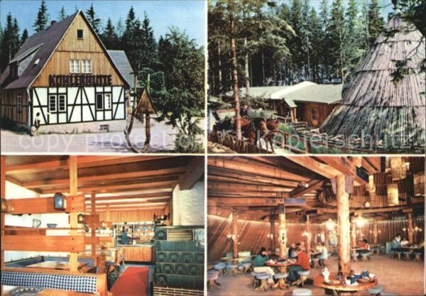 Sosa Erzgebirge Konsum Gaststätten Köhlerhütte und Meil
