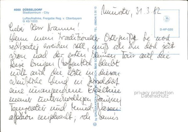 Duesseldorf Stadtzentrum Fliegeraufnahme – Bild 2