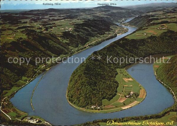 Schloegen Donauschlinge mit Wesenufer Kohlberg un