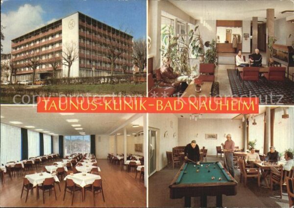 Bad Nauheim Taunus Klinik Foyer Speisesaal Spielzim