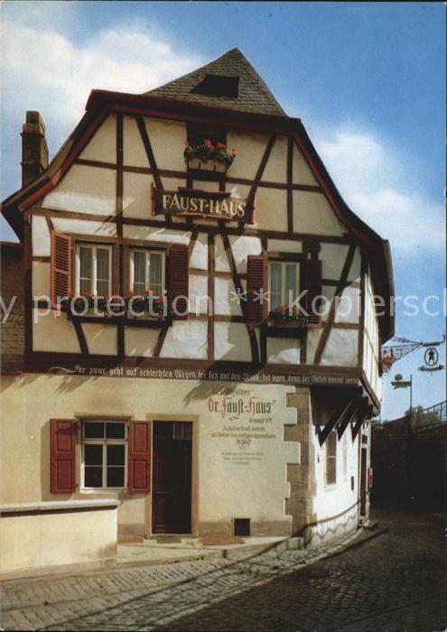 Bad Kreuznach Histor Dr Faust haus