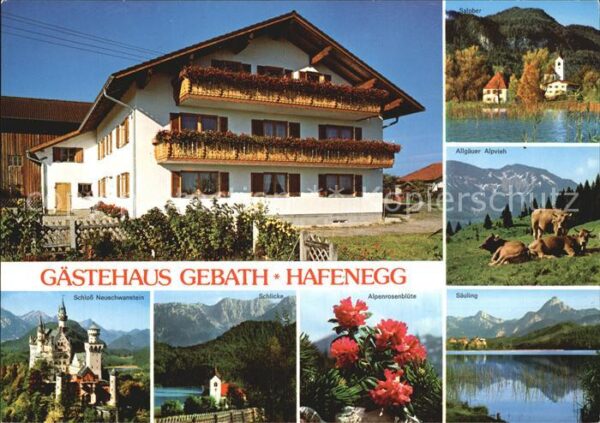 Hopferau Gästehaus Gebath Hafenegg Schloss Neusc