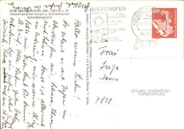 Oberstaufen Schlossbergklinik – Bild 2