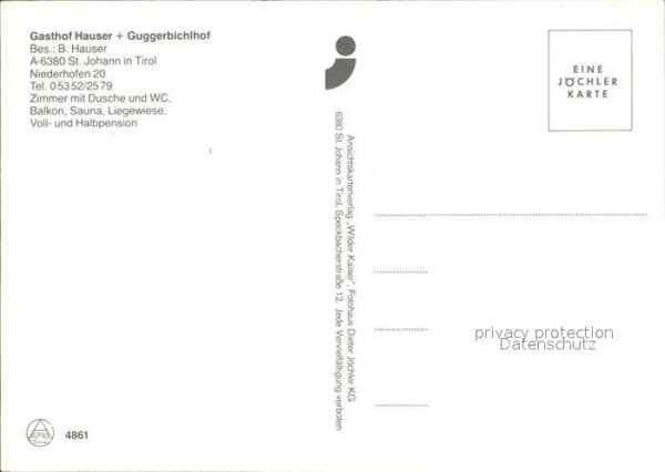 St Johann Tirol Gasthof Hauser – Bild 2
