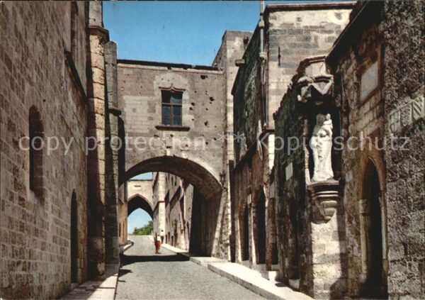 Rhodos Rhodes Aegaeis Rittergasse