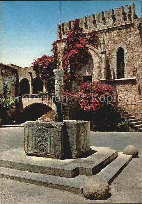 Rhodos Rhodes Aegaeis Altchristliches Taufbecken