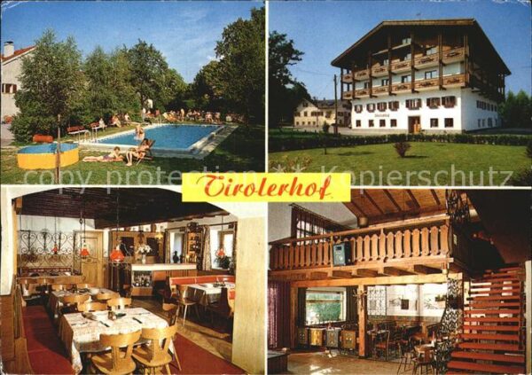 St Georgen Attergau Tirolerhof Gasthof Pension Schwimmbad G