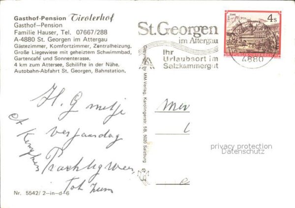 St Georgen Attergau Tirolerhof Gasthof Pension Schwimmbad G – Bild 2