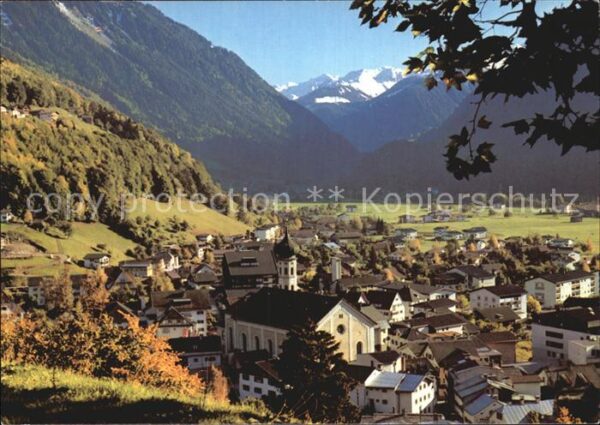 Schruns Vorarlberg Ortsansicht Kirche