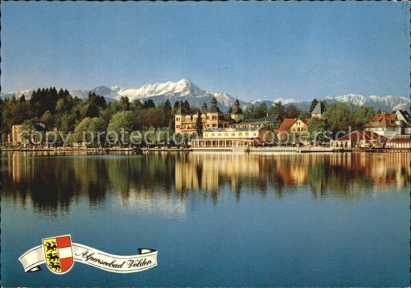 Velden Woerthersee Seepromenade mit Schloss und Mittagskog