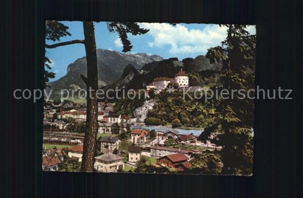 Kufstein Tirol Festung mit Kaisergebirge