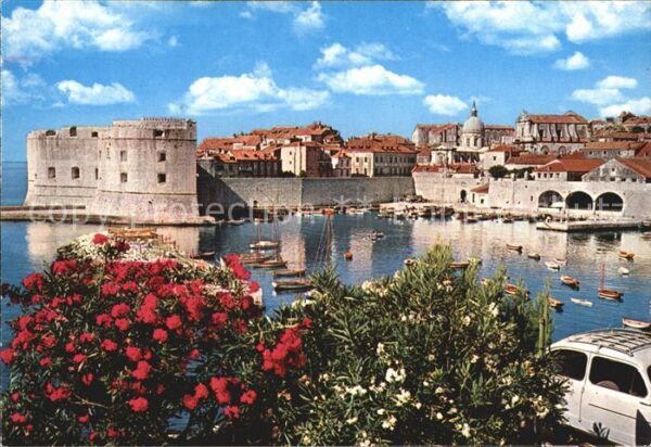 Dubrovnik Ragusa Hafenpartie