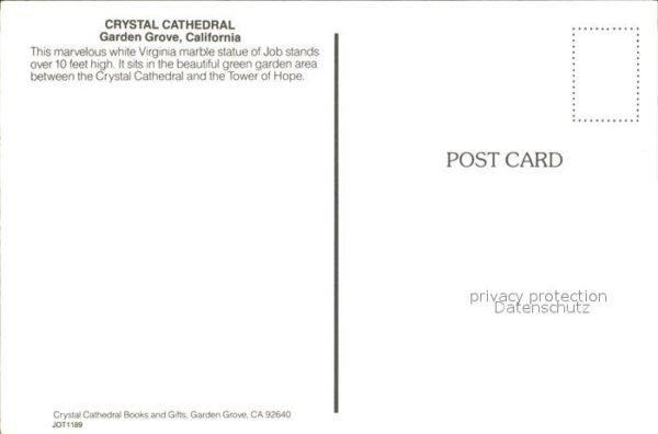 Garden Grove California Crystal Cathedral White Virginia marble – Bild 2